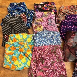 LulaRoe Leggings Lot Of 18- Women’s One Size. Misc Patterns.